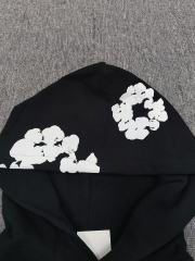 [1:1 TOP QUALITY] Denim Tears Black Foam Cotton Wreath Pullover Hoodie