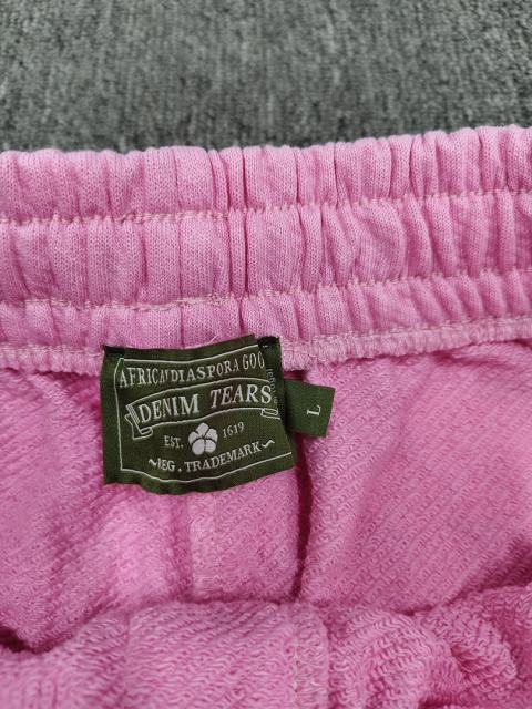 [1:1 Top Quality] Denim Tears Pink Cotton Wreath Shorts
