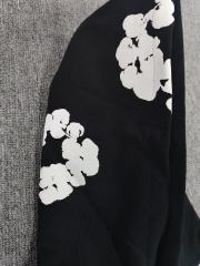 [1:1 TOP QUALITY] Denim Tears Black Foam Cotton Wreath Pullover Hoodie
