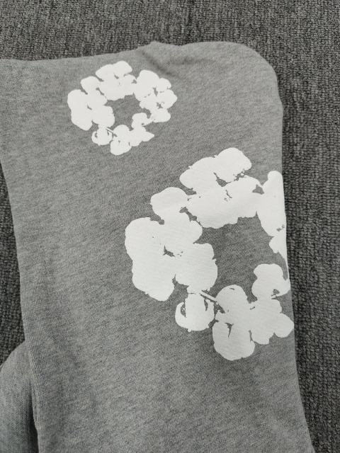 [1:1 TOP QUALITY] Denim Tears Gray Foam Cotton Wreath Pullover Hoodie