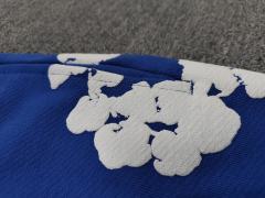 [1:1 Top Quality] Denim Tears Royal Blue Cotton Wreath Jogger Sweatpants