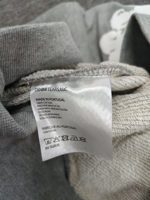 [1:1 TOP QUALITY] Denim Tears Gray Foam Cotton Wreath Pullover Hoodie