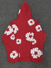 [1:1 TOP QUALITY] Denim Tears Red Foam Cotton Wreath Pullover Hoodie