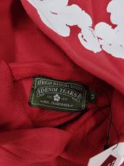 [1:1 TOP QUALITY] Denim Tears Red Foam Cotton Wreath Pullover Hoodie