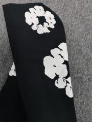 [1:1 TOP QUALITY] Denim Tears Black Foam Cotton Wreath Pullover Hoodie