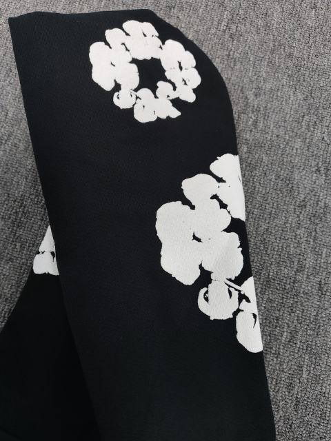 [1:1 TOP QUALITY] Denim Tears Black Foam Cotton Wreath Pullover Hoodie