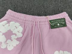 [1:1 Top Quality] Denim Tears Pink Cotton Wreath Shorts