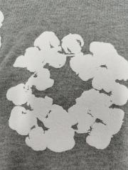 [1:1 TOP QUALITY] Denim Tears Gray Foam Cotton Wreath Pullover Hoodie