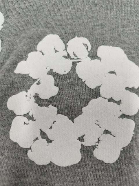 [1:1 TOP QUALITY] Denim Tears Gray Foam Cotton Wreath Pullover Hoodie