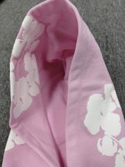 [1:1 TOP QUALITY] Denim Tears Pink Foam Cotton Wreath Pullover Hoodie