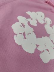 [1:1 Top Quality] Denim Tears Pink Cotton Wreath Straight Sweatpants