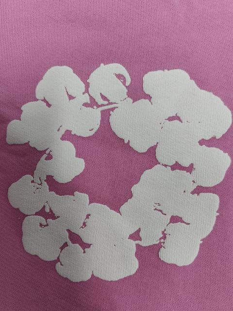 [1:1 Top Quality] Denim Tears Pink Cotton Wreath Shorts
