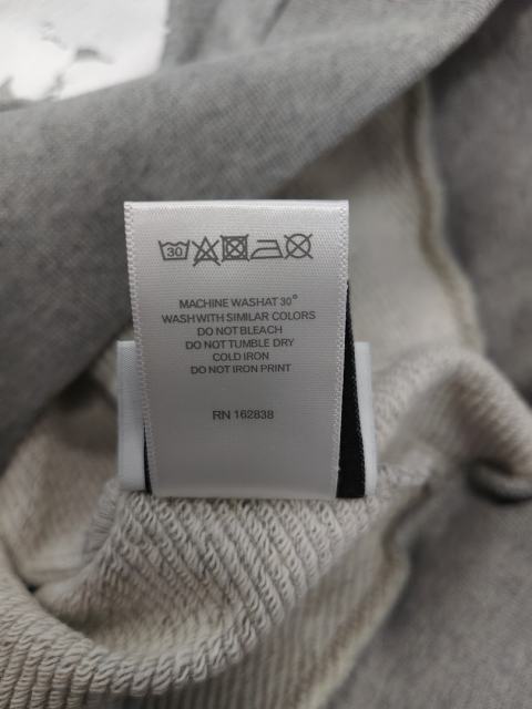 [1:1 TOP QUALITY] Denim Tears Gray Foam Cotton Wreath Zipped Hoodie