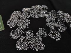 Denim Tears Rhinestone Zipped Hoodie Black