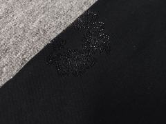 [1:1 Top Quality] Denim Tears Black Rhinestone Cotton Wreath Joggers