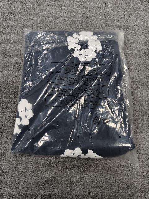[1:1 Top Quality] Denim Tears Navy Cotton Wreath Jogger Sweatpants