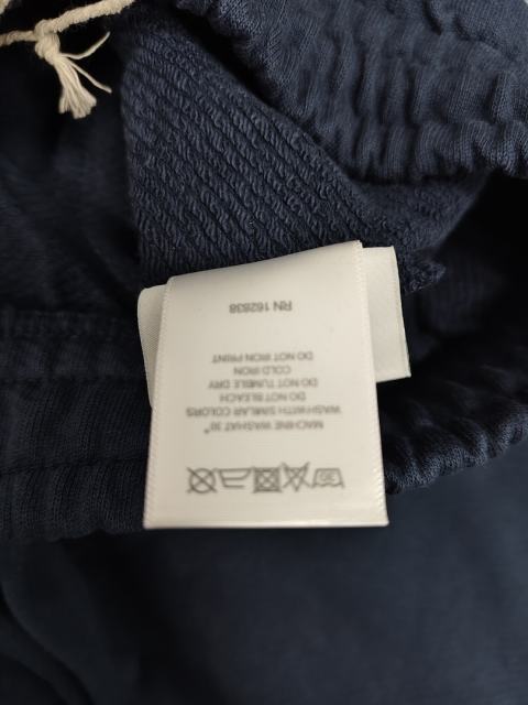 [1:1 Top Quality] Denim Tears Navy Cotton Wreath Straight Sweatpants