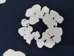 [1:1 TOP QUALITY] Denim Tears Navy Blue Foam Cotton Wreath Pullover Hoodie