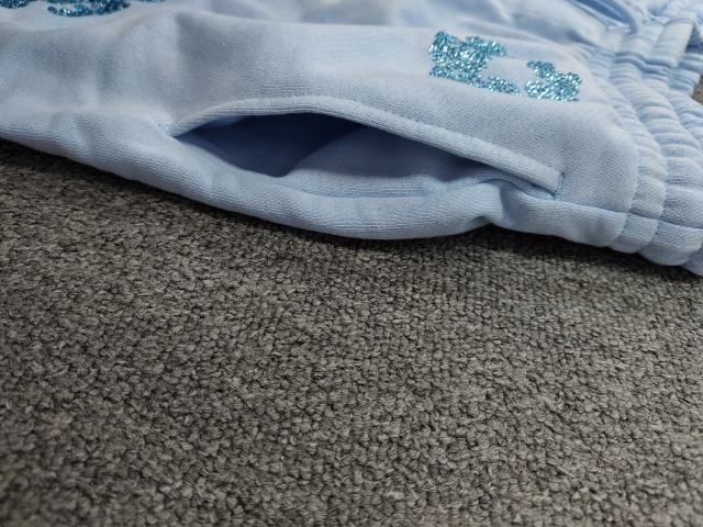 [1:1 Top Quality] Denim Tears Blue Rhinestone Cotton Wreath Shorts