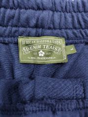 [1:1 Top Quality] Denim Tears Navy Cotton Wreath Shorts