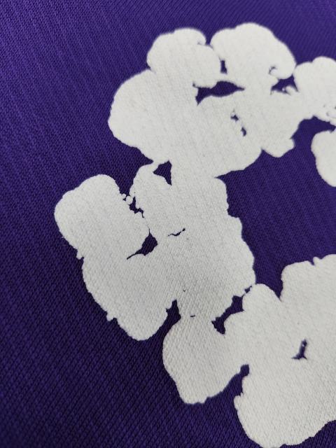 [1:1 Top Quality] Denim Tears Purple Cotton Wreath Shorts