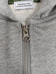 [1:1 Top Quality] Denim Tears Rhinestone Zipped Hoodie Gray