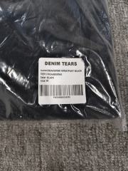 [1:1 Top Quality] Denim Tears Black Rhinestone Cotton Wreath Joggers