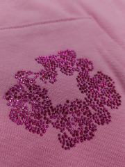 [1:1 TOP QUALITY] Denim Tears Pink Rhinestone Cotton Wreath Pullover Hoodie