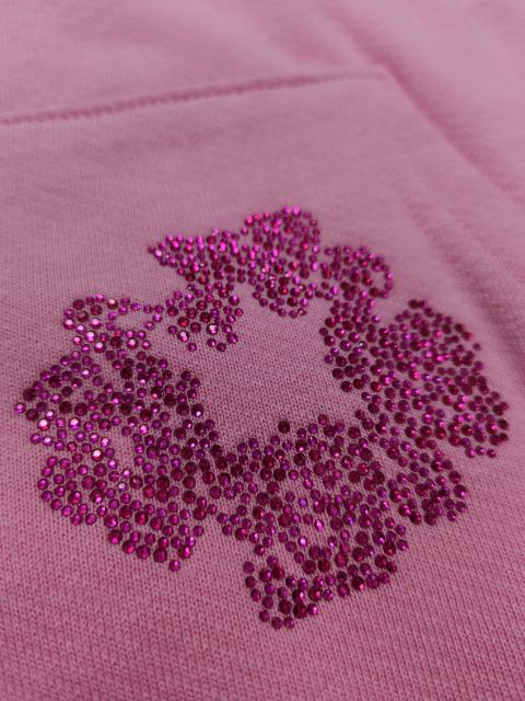 [1:1 TOP QUALITY] Denim Tears Pink Rhinestone Cotton Wreath Pullover Hoodie