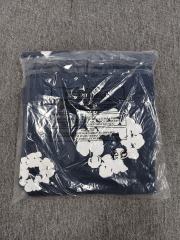 [1:1 TOP QUALITY] Denim Tears Navy Blue Foam Cotton Wreath Pullover Hoodie
