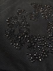 [1:1 Top Quality] Denim Tears Rhinestone Black Hoodie