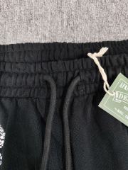[1:1 Top Quality] Denim Tears Black Silver Rhinestone Cotton Wreath Joggers