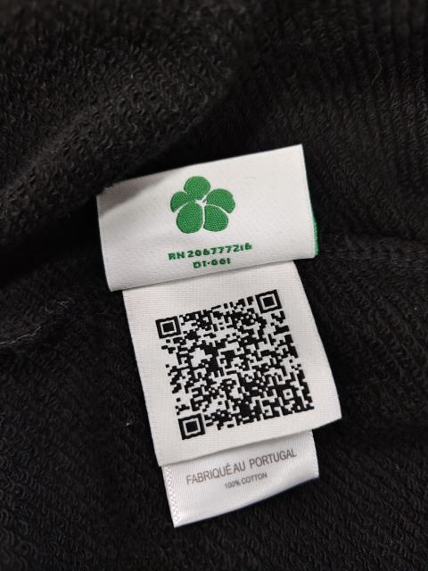 Denim Tears Rhinestone Zipped Hoodie Black