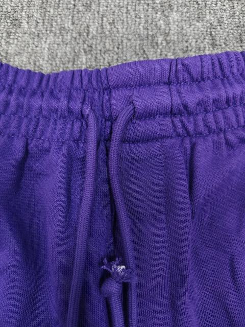 [1:1 Top Quality] Denim Tears Purple Cotton Wreath Shorts