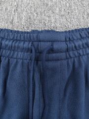 [1:1 Top Quality] Denim Tears Navy Cotton Wreath Shorts