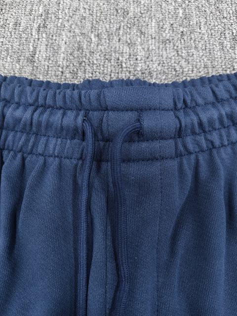 [1:1 Top Quality] Denim Tears Navy Cotton Wreath Shorts