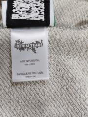 [1:1 Top Quality] Denim Tears Rhinestone Zipped Hoodie Gray