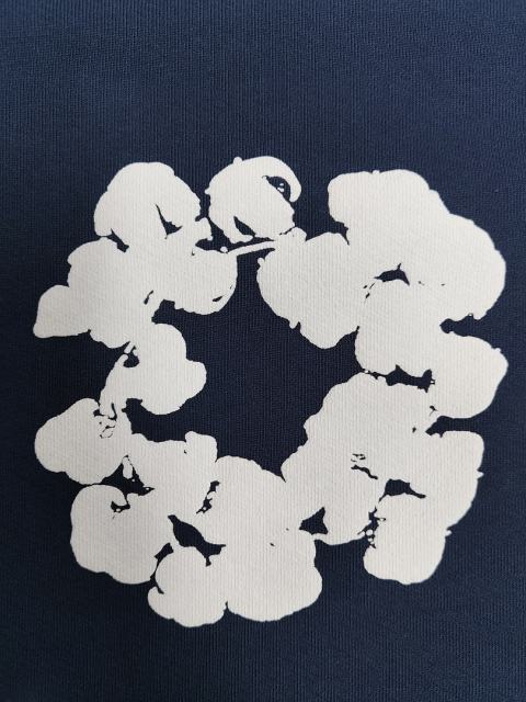 [1:1 Top Quality] Denim Tears Navy Cotton Wreath Shorts