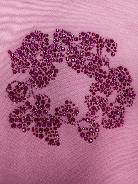 [1:1 Top Quality] Denim Tears Pink Rhinestone Cotton Wreath Shorts