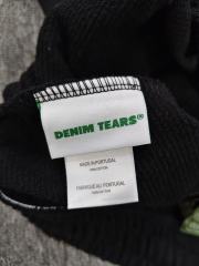 [1:1 Top Quality] Denim Tears Black Rhinestone Cotton Wreath Shorts
