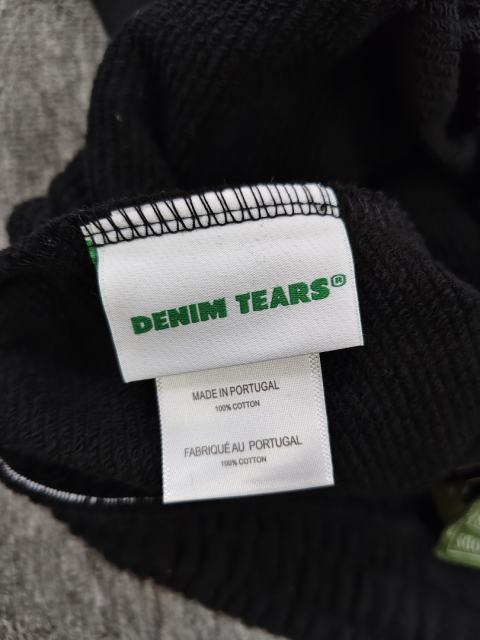 [1:1 Top Quality] Denim Tears Black Rhinestone Cotton Wreath Shorts