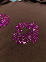 [1:1 TOP QUALITY] Denim Tears Coffee Brown Hot Pink Rhinestone Cotton Wreath Pullover Hoodie