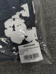 [1:1 Top Quality] Denim Tears Navy Cotton Wreath Straight Sweatpants