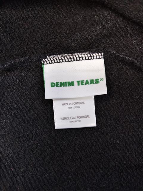 [1:1 Top Quality] Denim Tears Rhinestone Black Hoodie
