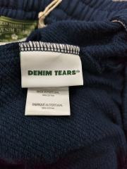 [1:1 Top Quality] Denim Tears Navy Rhinestone Cotton Wreath Shorts