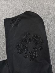 [1:1 Top Quality] Denim Tears Rhinestone Black Hoodie