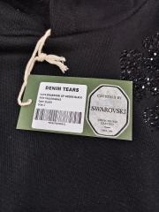 [1:1 Top Quality] Denim Tears Rhinestone Black Hoodie