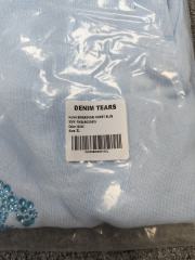 [1:1 Top Quality] Denim Tears Blue Rhinestone Cotton Wreath Shorts