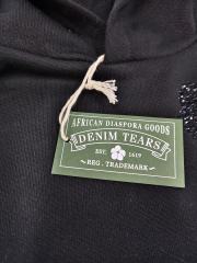 [1:1 Top Quality] Denim Tears Rhinestone Black Hoodie