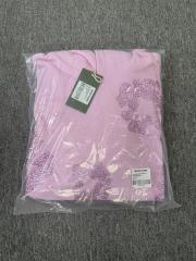 [1:1 TOP QUALITY] Denim Tears Pink Rhinestone Cotton Wreath Pullover Hoodie